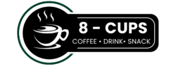 8 cups logo